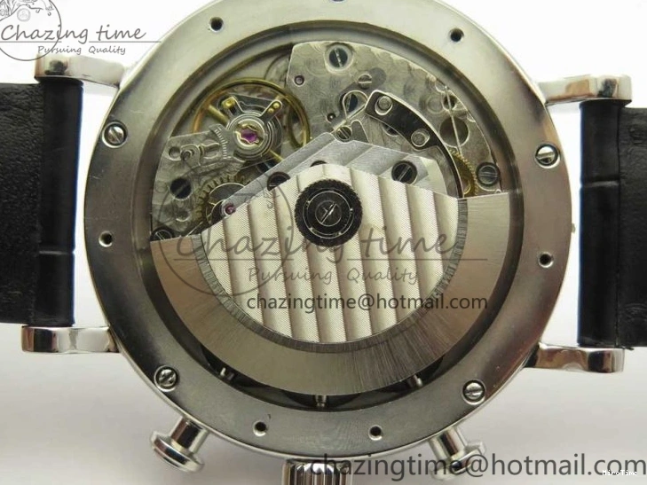 MIROTIME 0129 Snug Portofino IW391022 SS ZK 1:1 Best Edition White Dial Gold Markers On Black Leather Strap A 7130